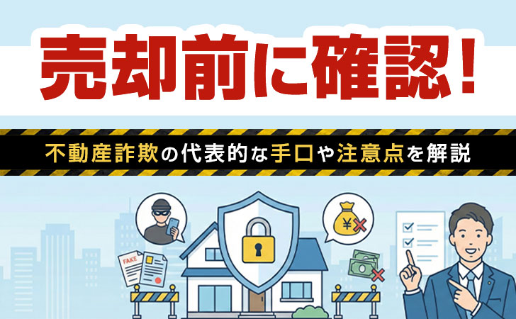 売却前に確認!不動産詐欺の代表的な手口や注意点を解説